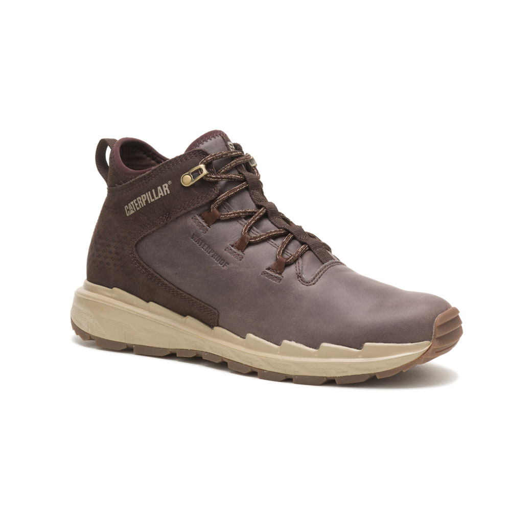 Caterpillar Shoes Online - Caterpillar Stratify Wp Mens Sneakers Coffee (852617-WBF)